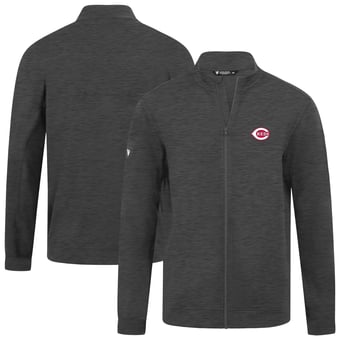 Women's Levelwear Gray Cincinnati Reds Alec Insignia 2.0 Full-Zip Jacket
