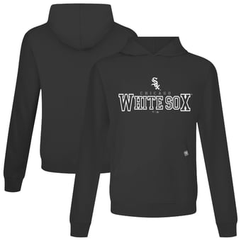 Men's Levelwear Black Chicago White Sox Relay Journey Pullover Hoodie