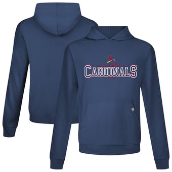 Men's Levelwear Navy St. Louis Cardinals Relay Journey Pullover Hoodie