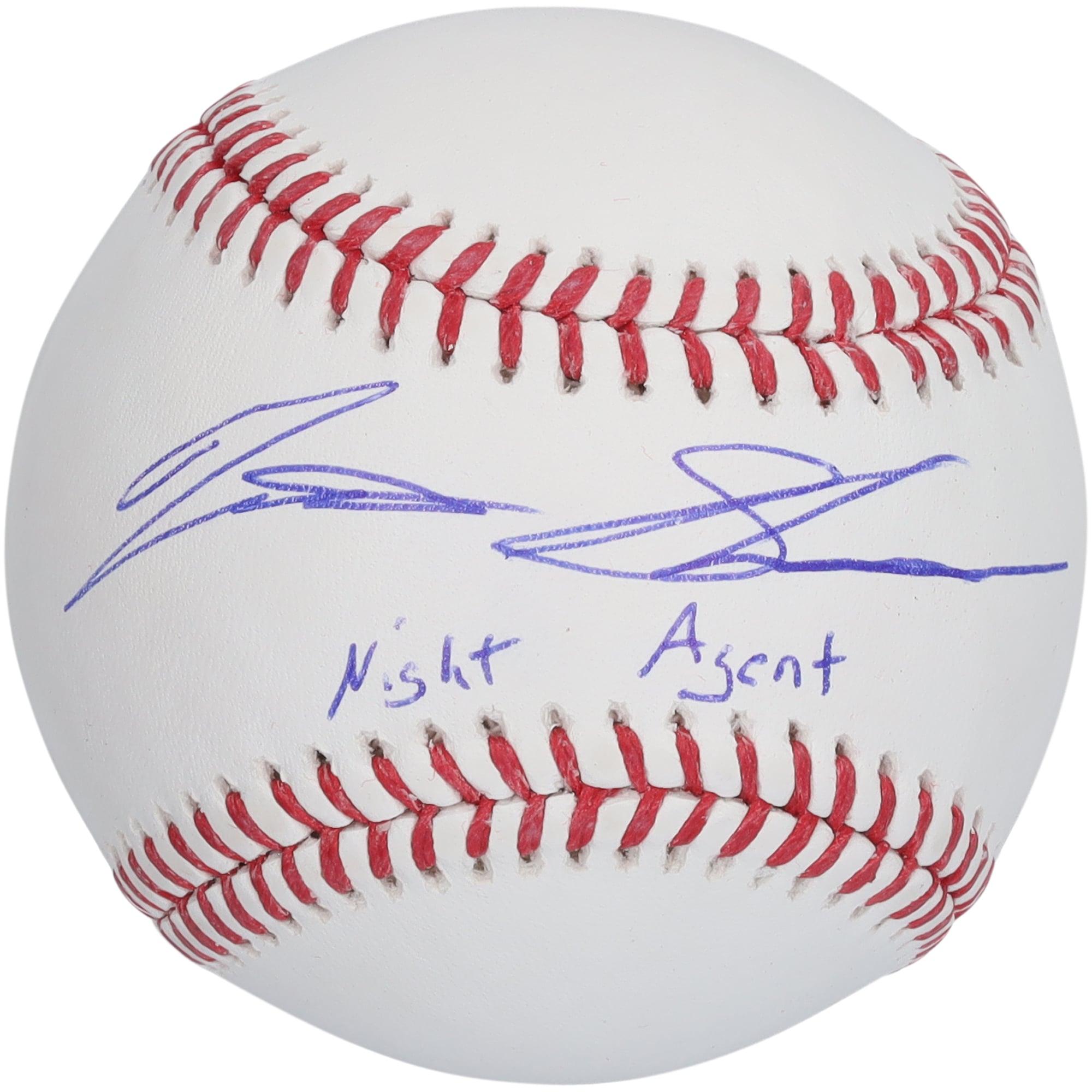Matt Shaw Chicago Cubs Autographed Baseball with "Night Agent" Inscription