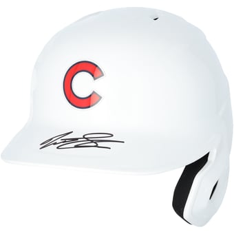 Matt Shaw Chicago Cubs Autographed Alternate Chrome Replica Batting Helmet