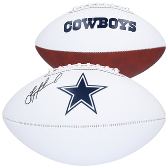 Troy Aikman Dallas Cowboys Autographed Franklin White Panel Football