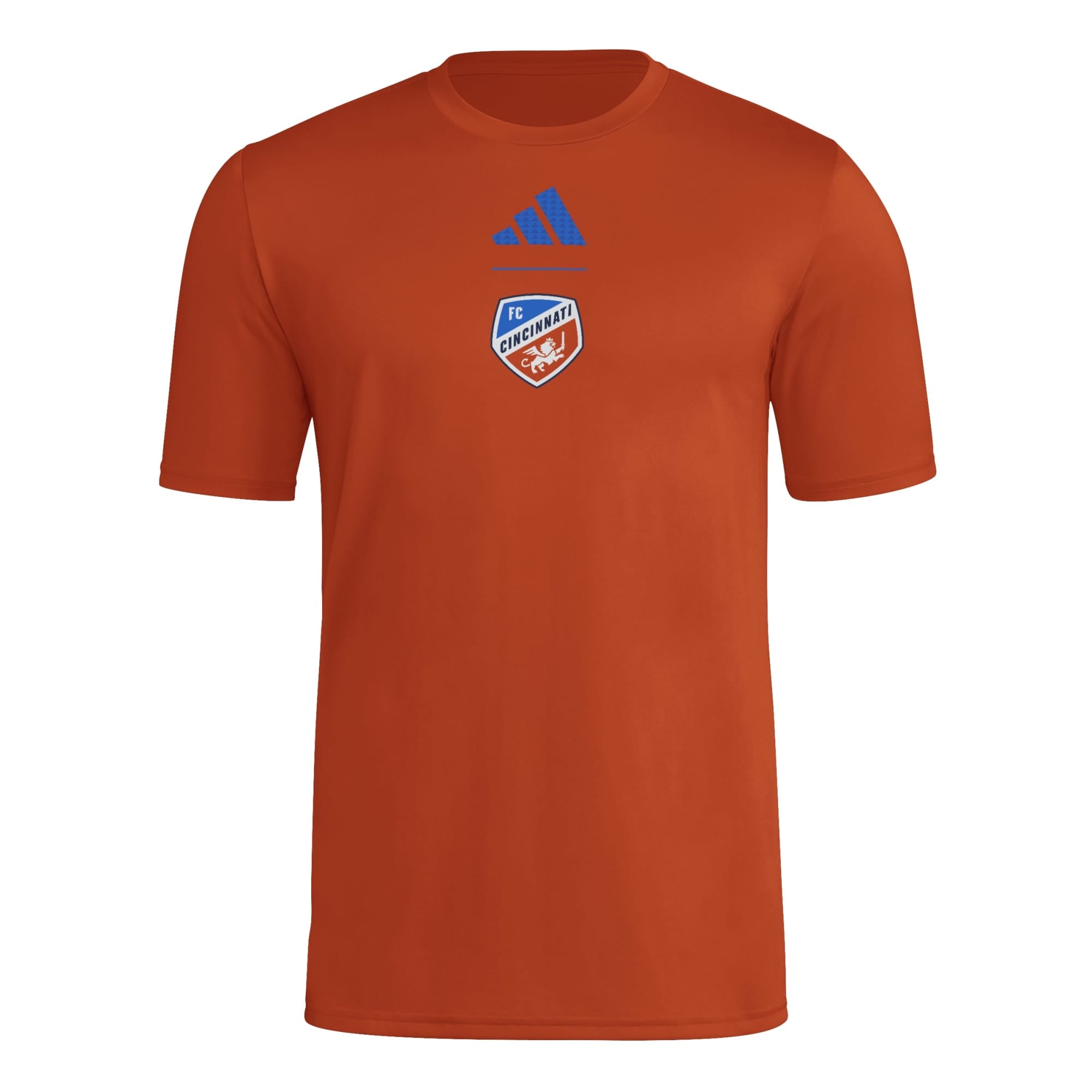 Men's adidas Orange FC Cincinnati 2026 Jersey Hook Pregame T-Shirt