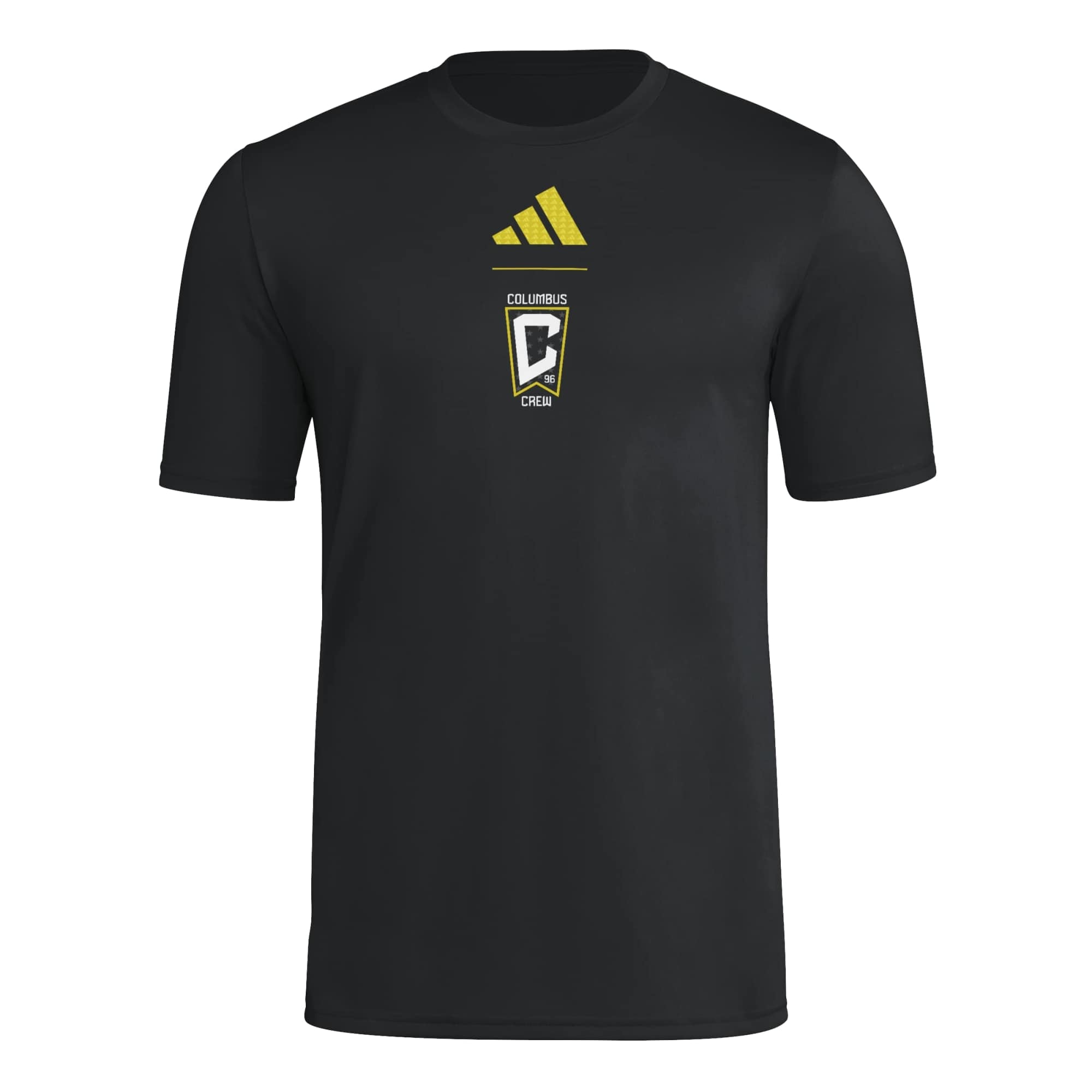 Men's adidas Black Columbus Crew 2026 Jersey Hook Pregame T-Shirt