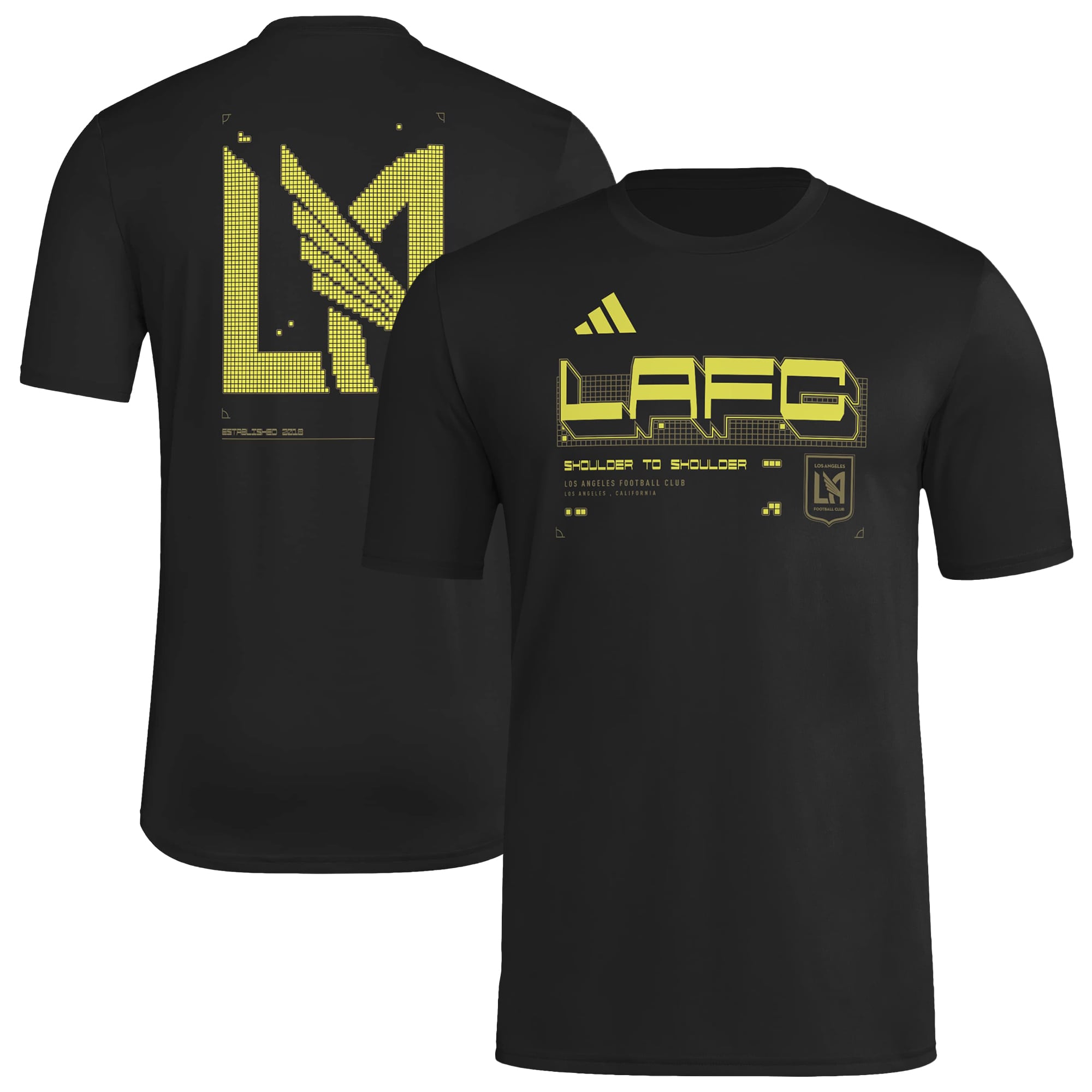 Men's adidas Black LAFC 2026 Anthem AEROREADY Pregame T-Shirt