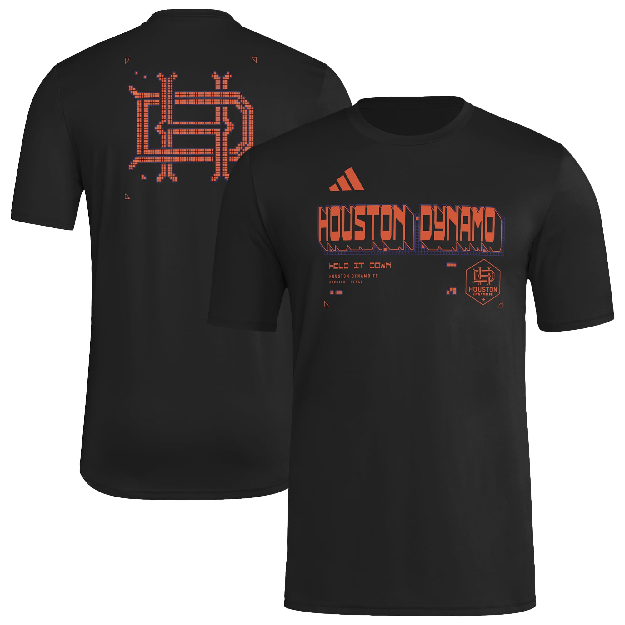 Men's adidas Black Houston Dynamo FC 2026 Anthem AEROREADY Pregame T-Shirt