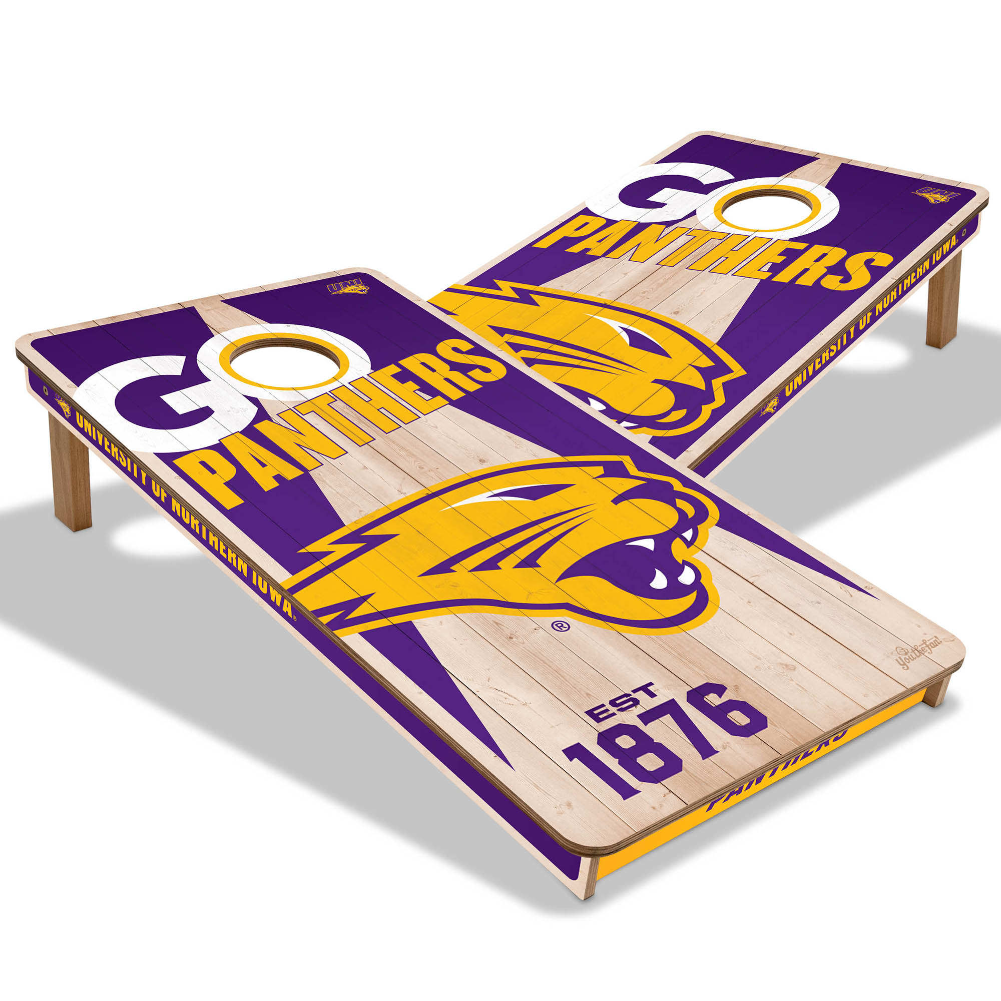 IDNA Northern Iowa Panthers 2' x 4' Cornhole Game