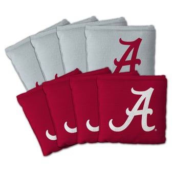 Fanpoint Alabama Crimson Tide Eight-Piece Cornhole Bag Set