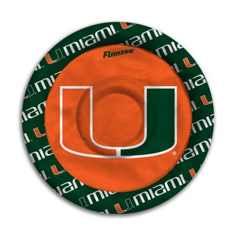 IDNA Miami Hurricanes Flimzee Bean Bag Flying Disc