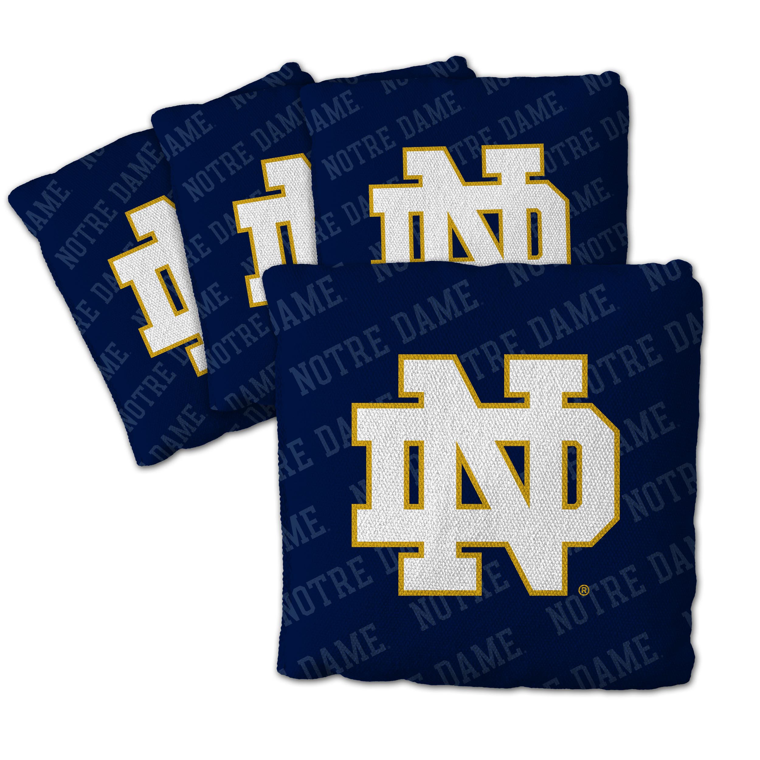 Fanpoint Notre Dame Fighting Irish Four-Piece Cornhole Bag Set