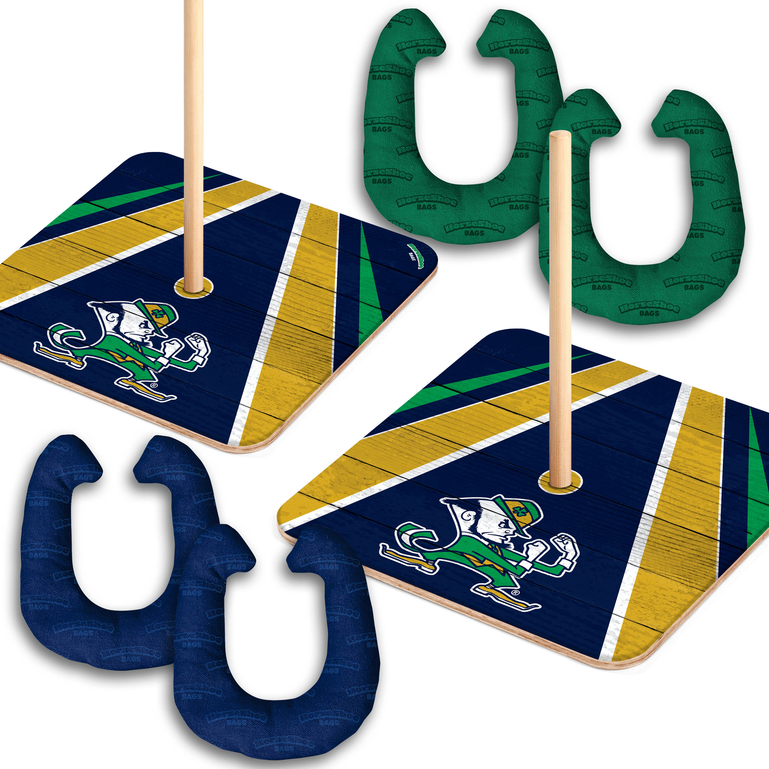 IDNA Notre Dame Fighting Irish Horseshoe Bags Game