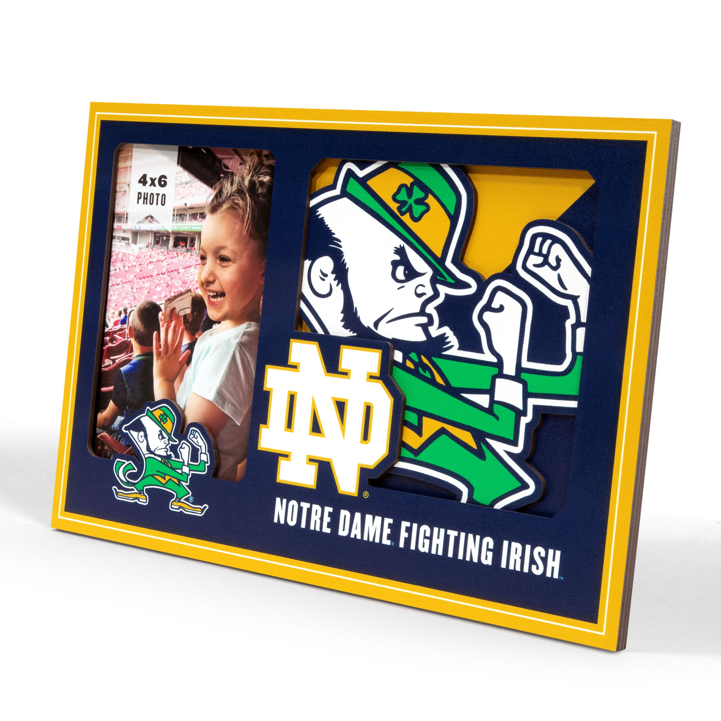 IDNA Notre Dame Fighting Irish 3D Logo Picture Frame