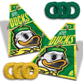 "Fanpoint Oregon Ducks 20"" x 23"" Ring Bag Game"