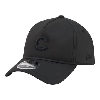Men's New Era  Black Chicago Cubs Injection Apex 9FORTY Adjustable Hat