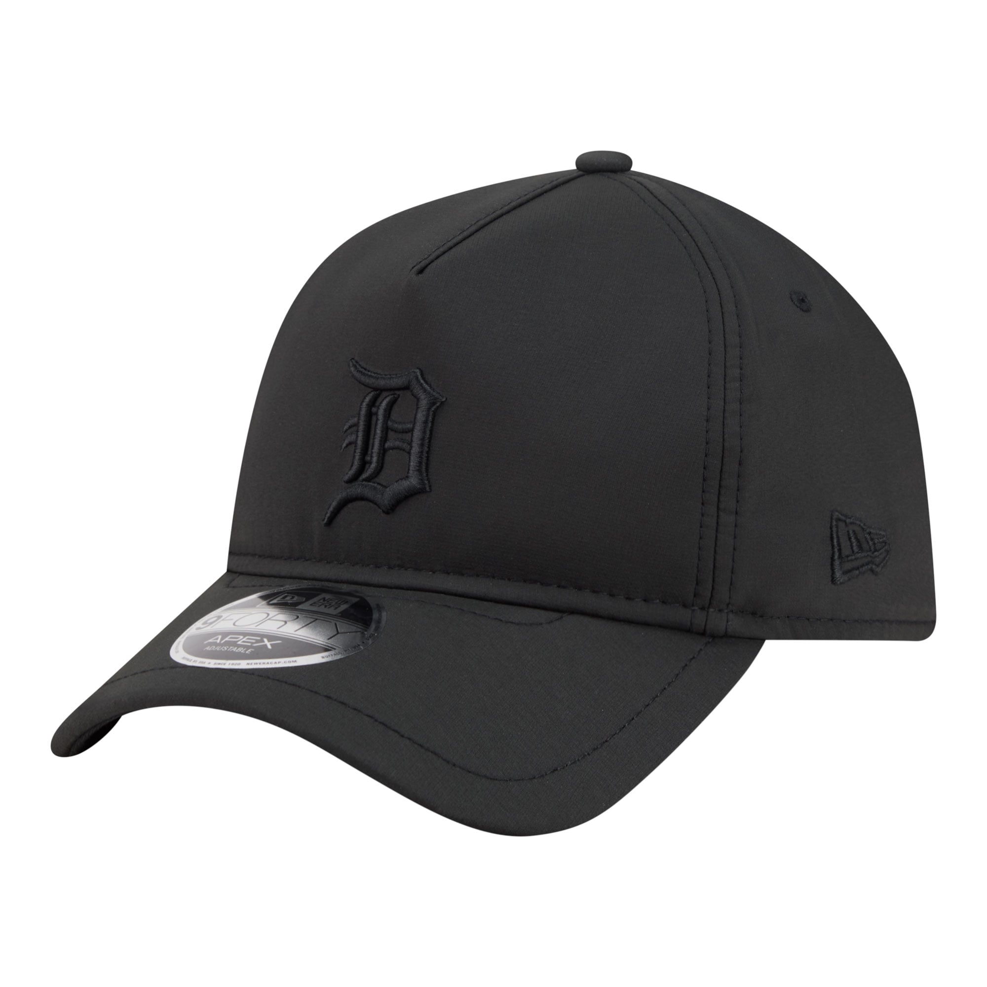 Men's New Era  Black Detroit Tigers Injection Apex 9FORTY Adjustable Hat