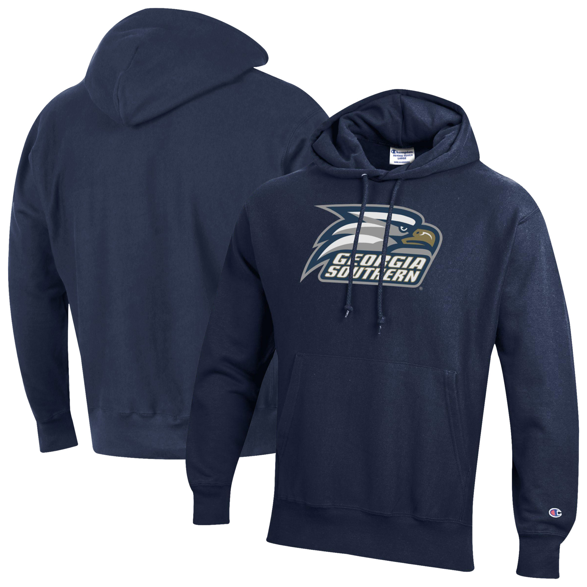 Men's Champion Navy Georgia Southern Eagles Reverse Weave Pullover Hoodie