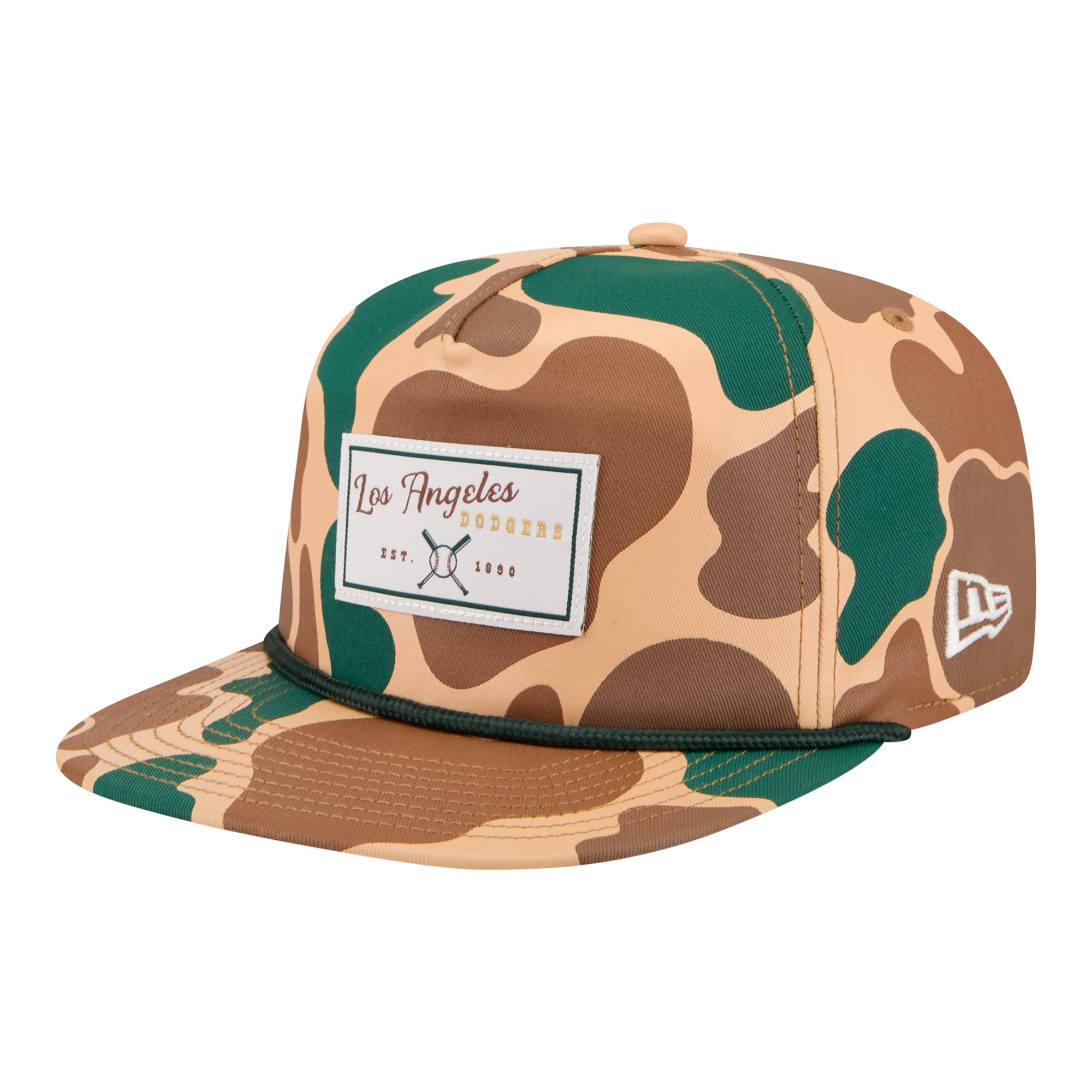 Men's New Era  Camo Los Angeles Dodgers Duck 19TWENTY Adjustable Hat