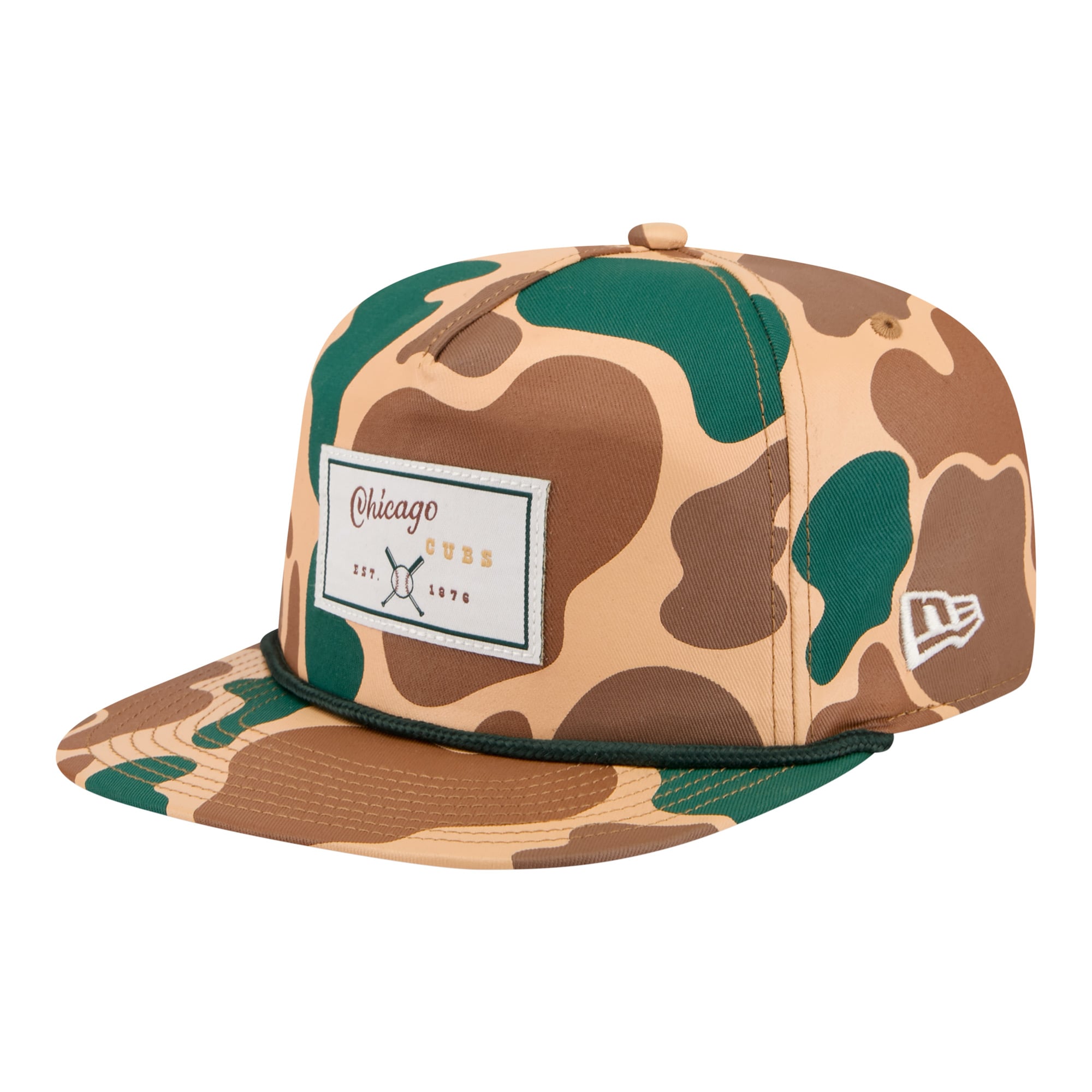 Men's New Era  Camo Chicago Cubs Duck 19TWENTY Adjustable Hat
