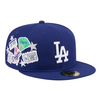 Men's New Era  Royal Los Angeles Dodgers City Patch 59FIFTY Fitted Hat