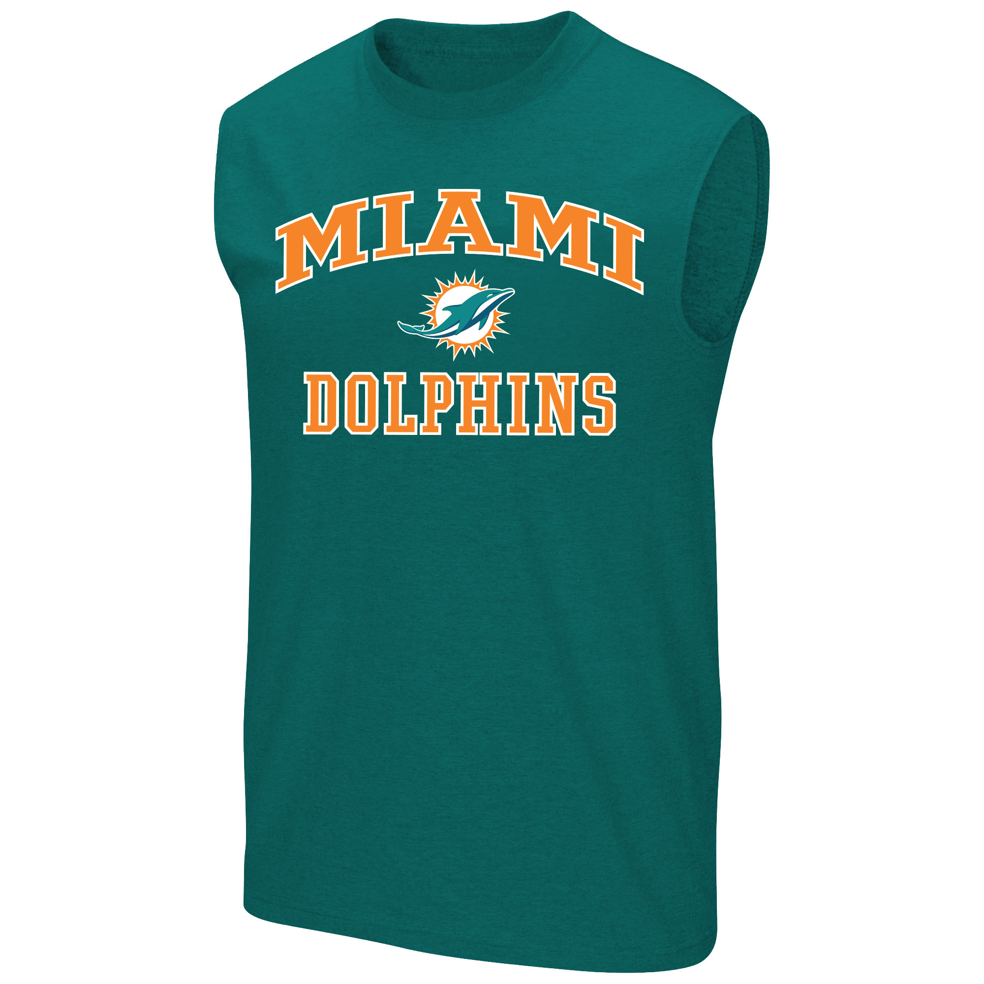 Men's Fanatics Aqua Miami Dolphins Big & Tall Hart & Soul Muscle Tank Top