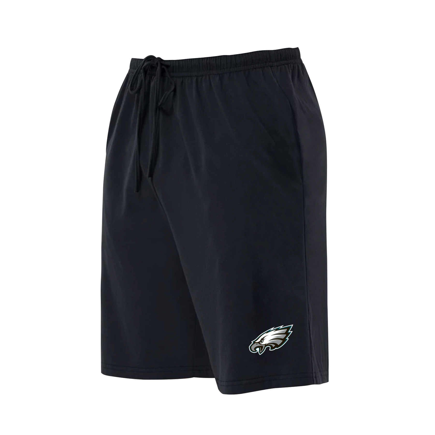 Men's Concepts Sport Black Philadelphia Eagles Big & Tall Fleece Lounge Shorts