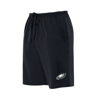 Men's Concepts Sport  Black Philadelphia Eagles Big & Tall Fleece Lounge Shorts