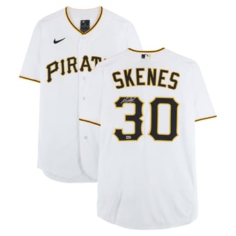 Paul Skenes Pittsburgh Pirates Autographed White Nike Authentic Jersey