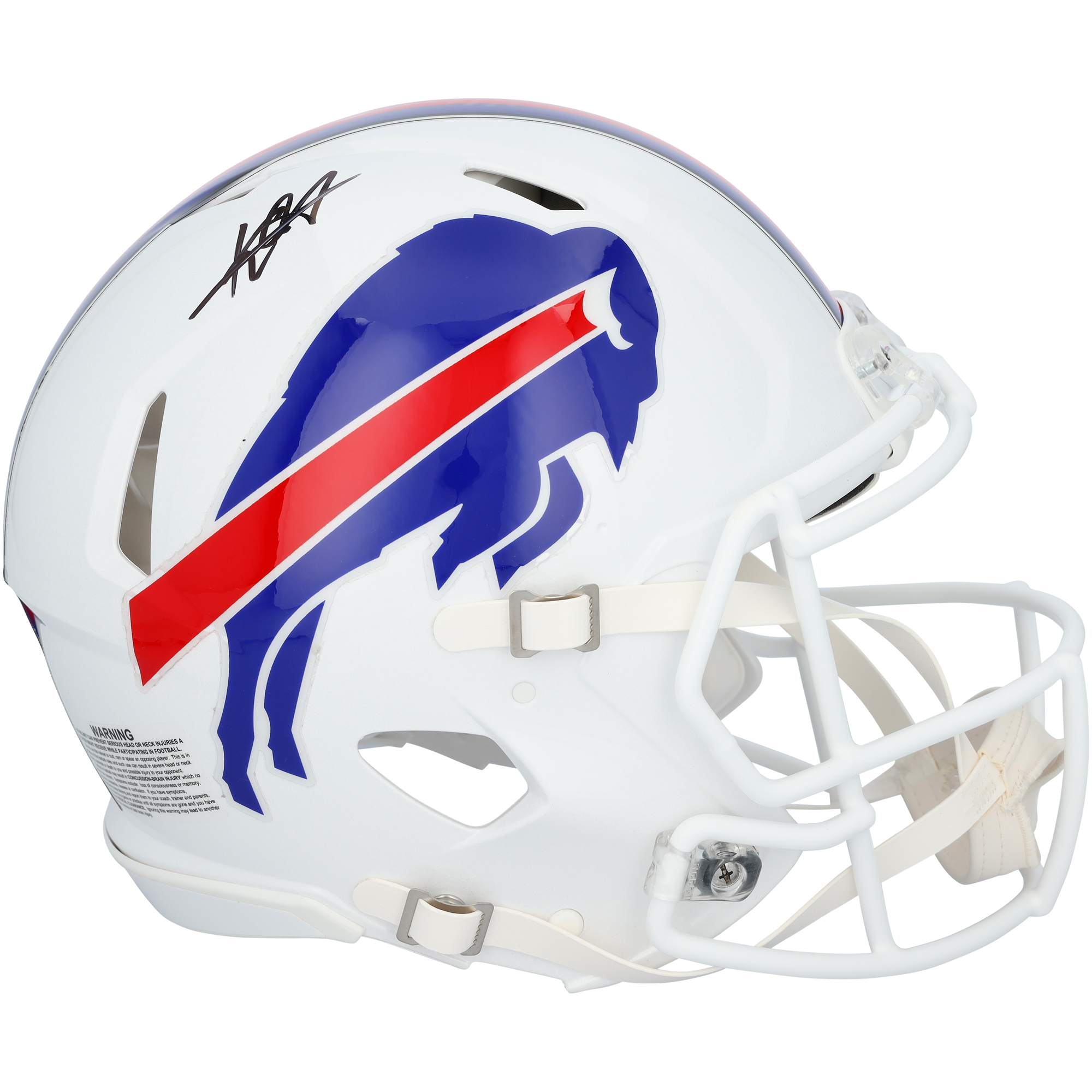 Keon Coleman Buffalo Bills Autographed Riddell Speed Authentic Helmet