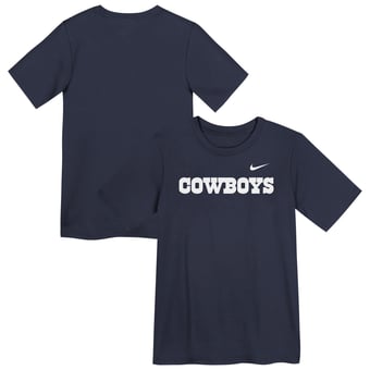 Preschool Nike  Navy Dallas Cowboys Wordmark T-Shirt