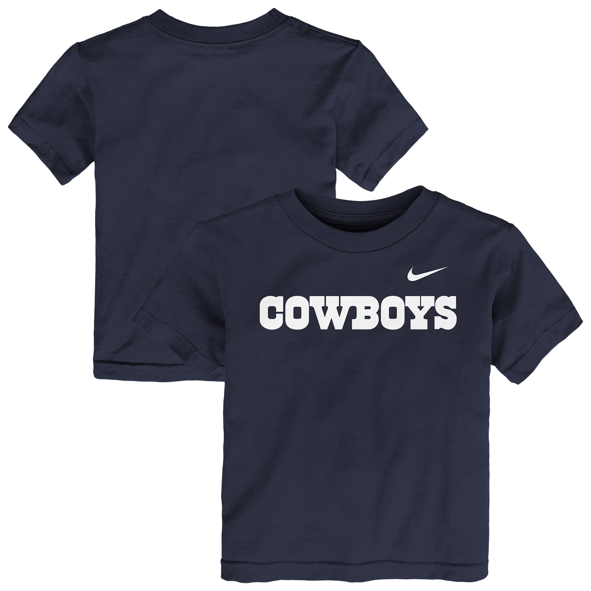 Toddler Nike Navy Dallas Cowboys Wordmark T-Shirt