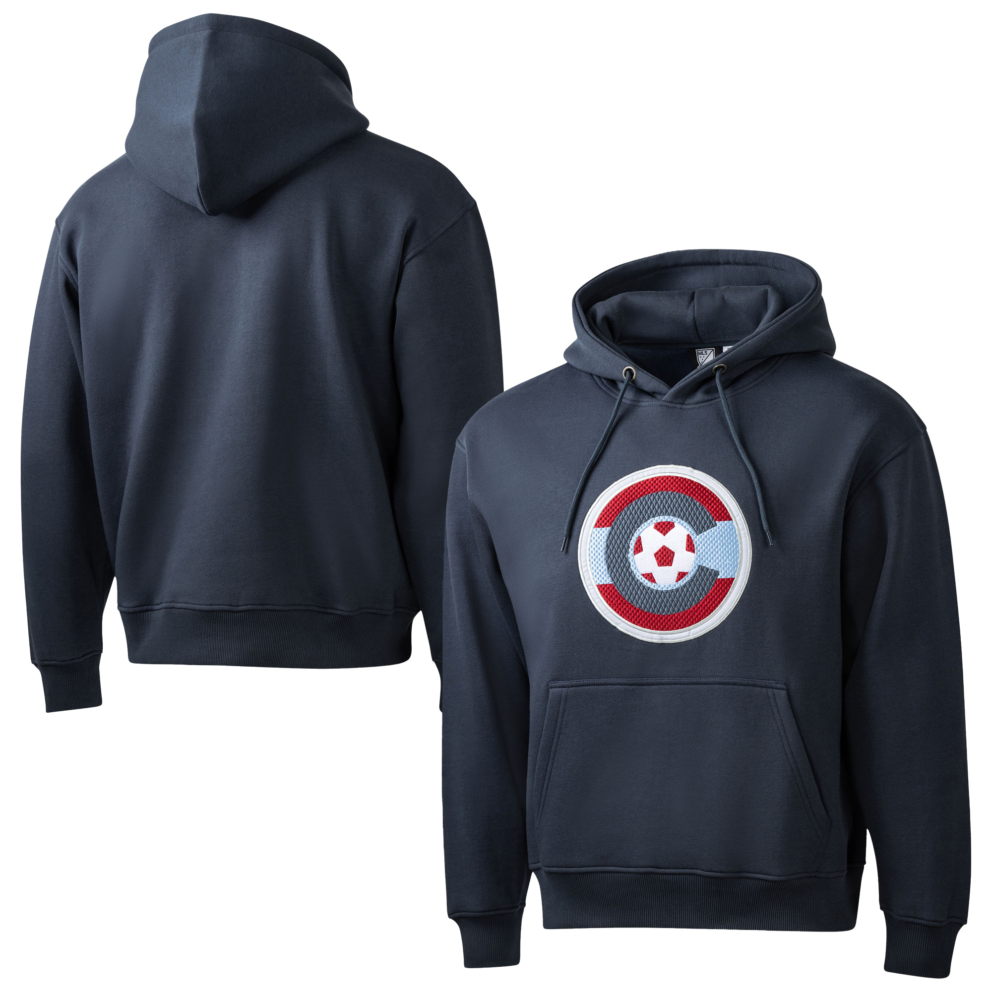 Men’s Sport Design Sweden Navy Colorado Rapids Stadium Pattern Hoodie Men’s Sport Design Sweden Navy Colorado Rapids Stadium Pattern Hoodie