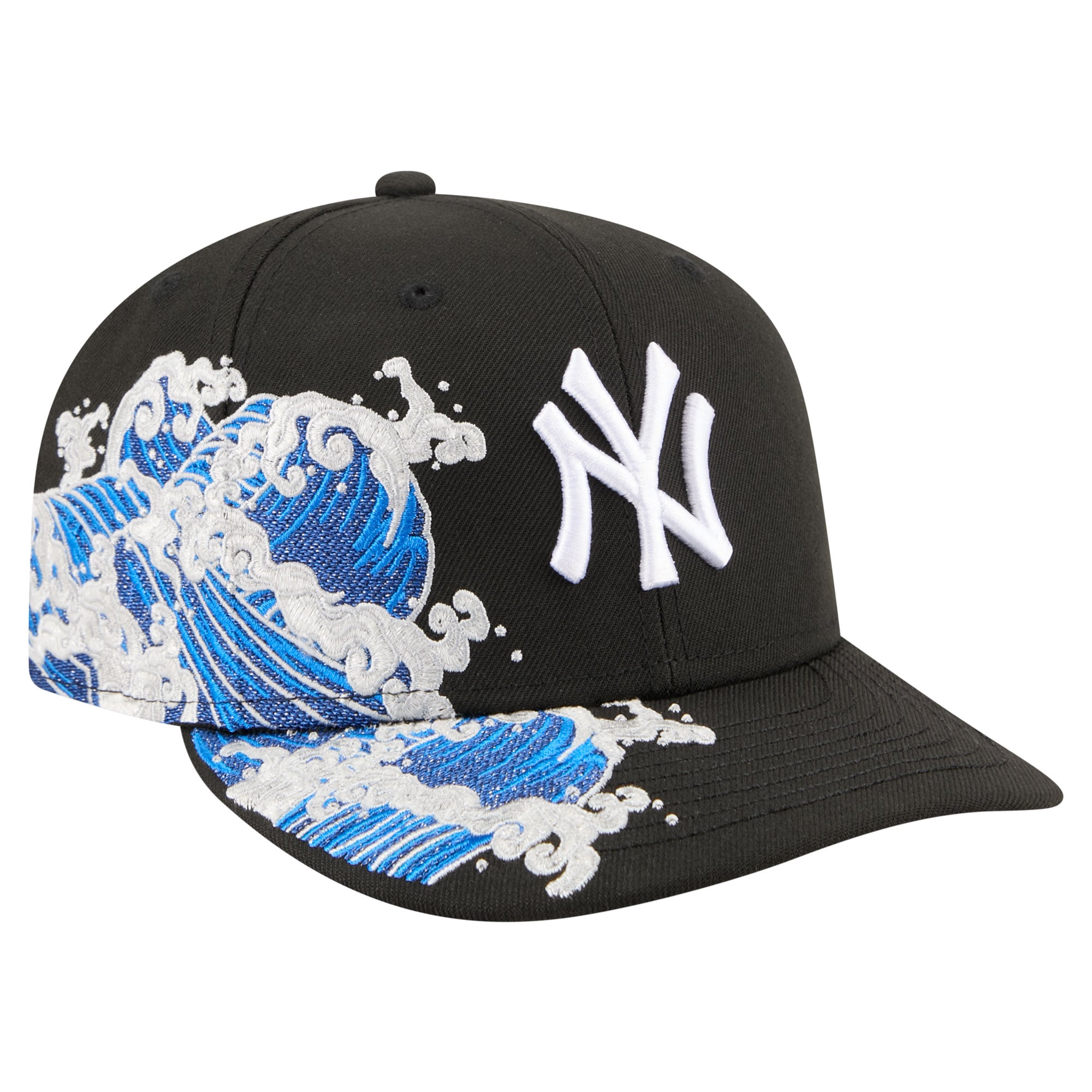 Men's New Era  Black New York Yankees Surf 59FIFTY Fitted Hat