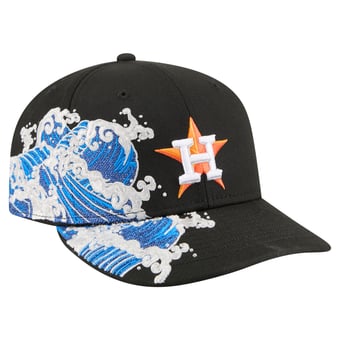 Men's New Era  Black Houston Astros Surf 59FIFTY Fitted Hat