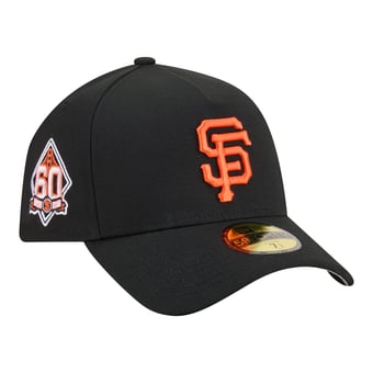 Men's New Era  Black San Francisco Giants A-Frame 59FORTY Fitted Hat