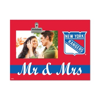New York Rangers 8" x 10.5" Briteline Mr & Mrs Clip Frame