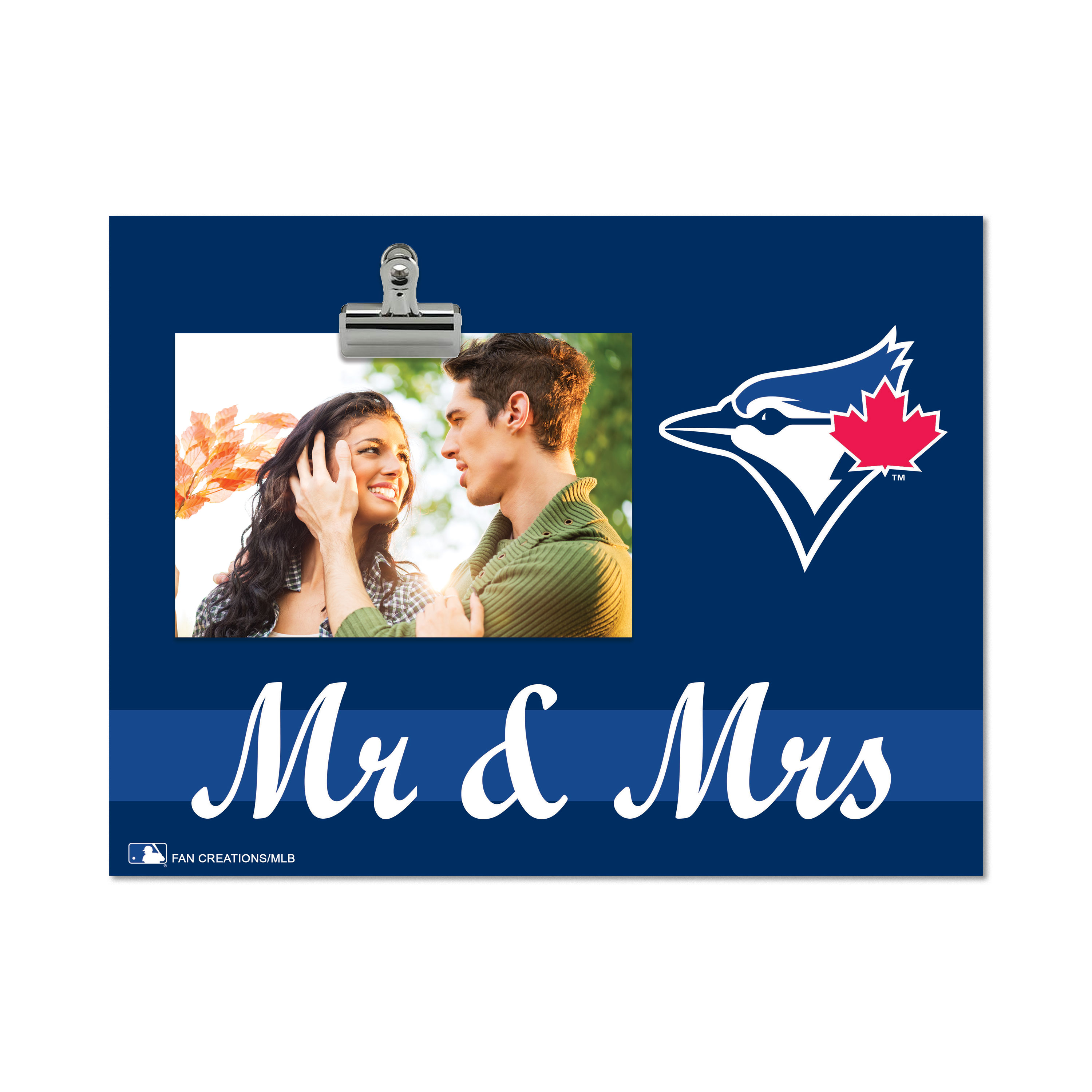 Toronto Blue Jays 8" x 10.5" Briteline Mr & Mrs Clip Frame