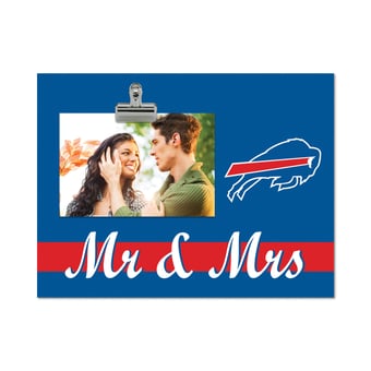 Buffalo Bills 8" x 10.5" Briteline Mr & Mrs Clip Frame