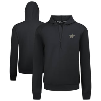 Men's Levelwear  Black Dallas Stars Technic Quarter-Zip Pullover Hoodie