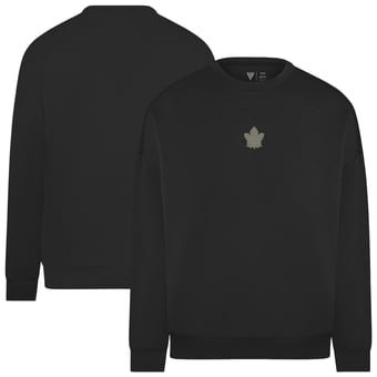 Men's Levelwear  Black Toronto Maple Leafs Luxe Signature Sweatshirt