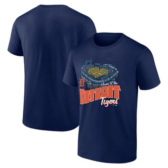 Men's  Navy Detroit Tigers Home Stadium T-Shirt