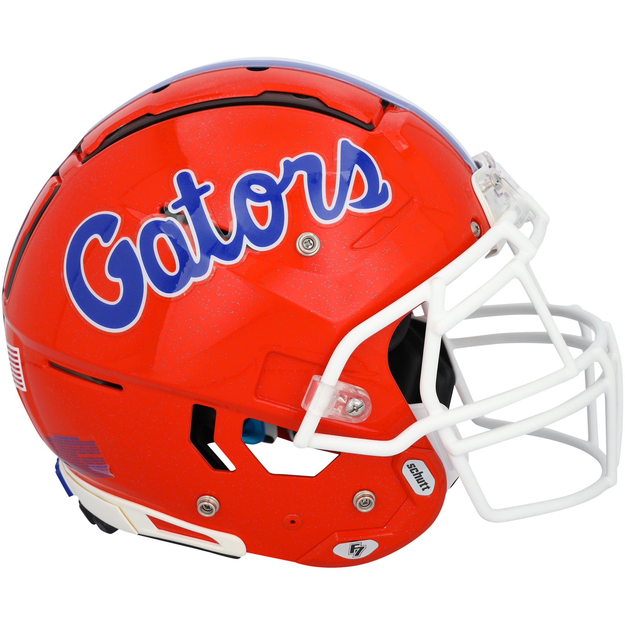 Florida Gators Team-Issued Orange Schutt Helmet from the Football Program - Size