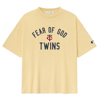 Men's Fear of God x MLB Yellow Minnesota Twins 90's Fit T-Shirt