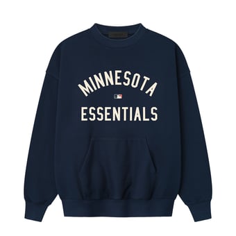 Men's Fear of God x MLB Navy Minnesota Twins Sport Fit Sweatshirt