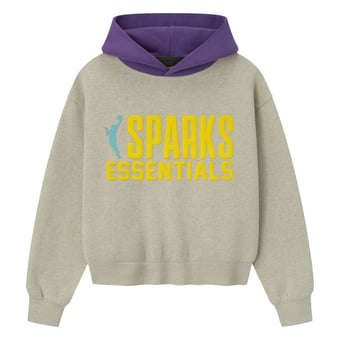 Women's Fear of God x WNBA Heather Gray Los Angeles Sparks Classic Hoodie
