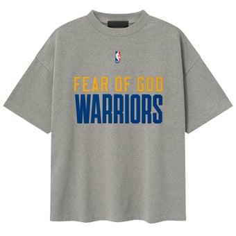 Unisex Fear of God x NBA Heather Gray Golden State Warriors 90s T-Shirt