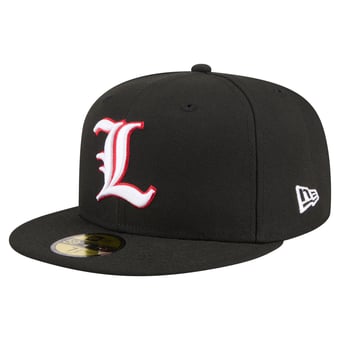 Men's New Era Black Louisville Cardinals On-Field Baseball Fitted Hat