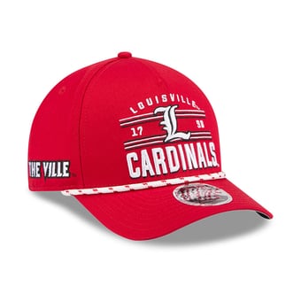 Men's New Era  Red Louisville Cardinals Historic March Madness 9FORTY M-Crown Adjustable Hat