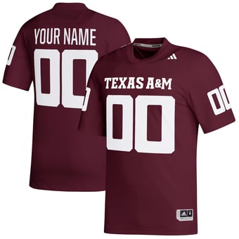 Men's adidas  Maroon Texas A&M Aggies Custom Replica Football Jersey