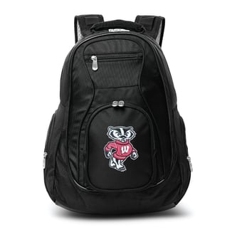 "MOJO Wisconsin Badgers 19"" Secondary Logo Premium Laptop Backpack"