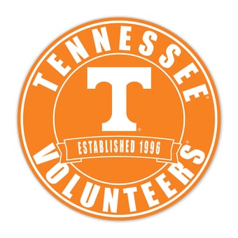 Tennessee Volunteers 24" Circle with Banner